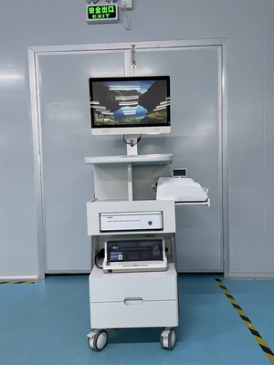 Workstation Seluler Medis TFT Listrik Di Rumah Sakit Roda