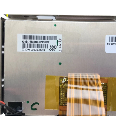 Mobil CD/DVD Navigasi 4.3 Inci LCD Display + Layar Sentuh C043GW01 V0 LCD Panel untuk Mobil Auto Penggantian