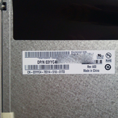AUO M170ETN01.1 Layar LCD 17 Inci Konektor LVDS 30 Pin SXGA 96PPI