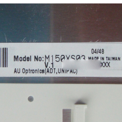 Layar LCD M150XS03 V1 AUO 1024x768 TN Biasanya Layar Transmisi Putih