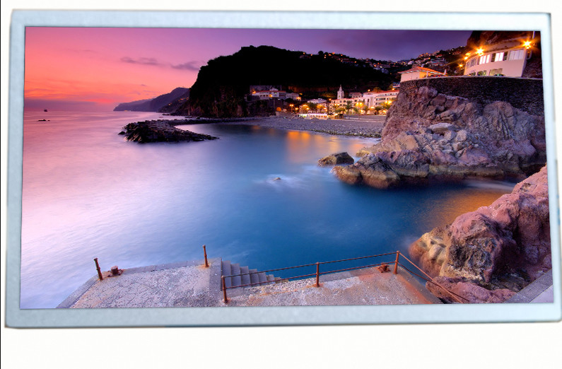 G101STN01.D AUO 10.1 inci TFT LCD Display Panel dengan antarmuka LVDS 1024x600 dan 40 pin