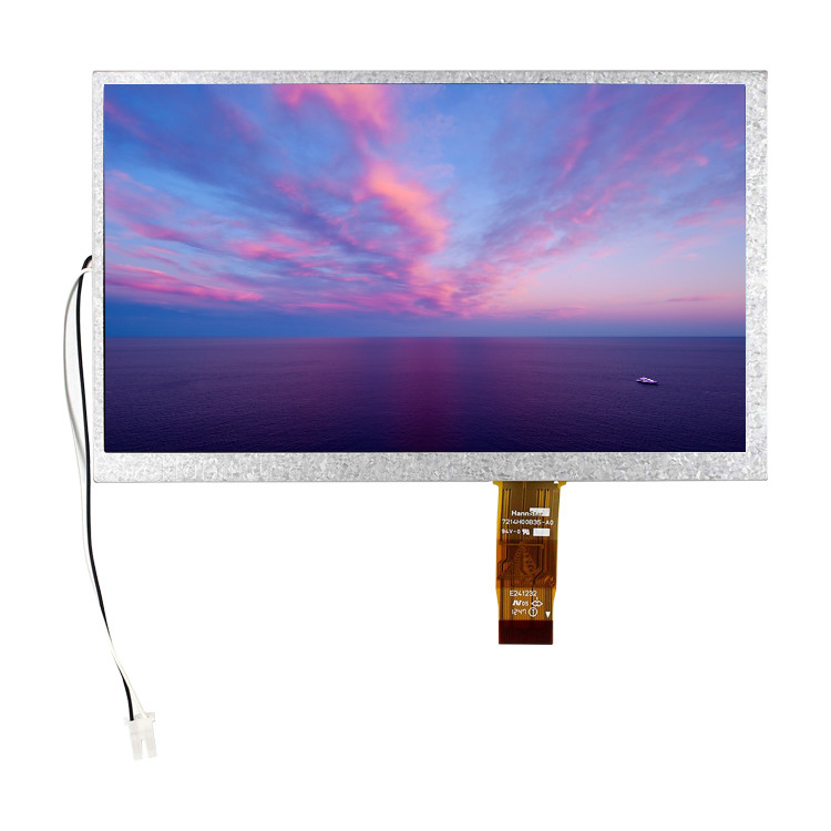HSD070I651-C02 Layar LCD HannStar 480 * 234 Layar LCD Untuk Pemutar DVD Portabel
