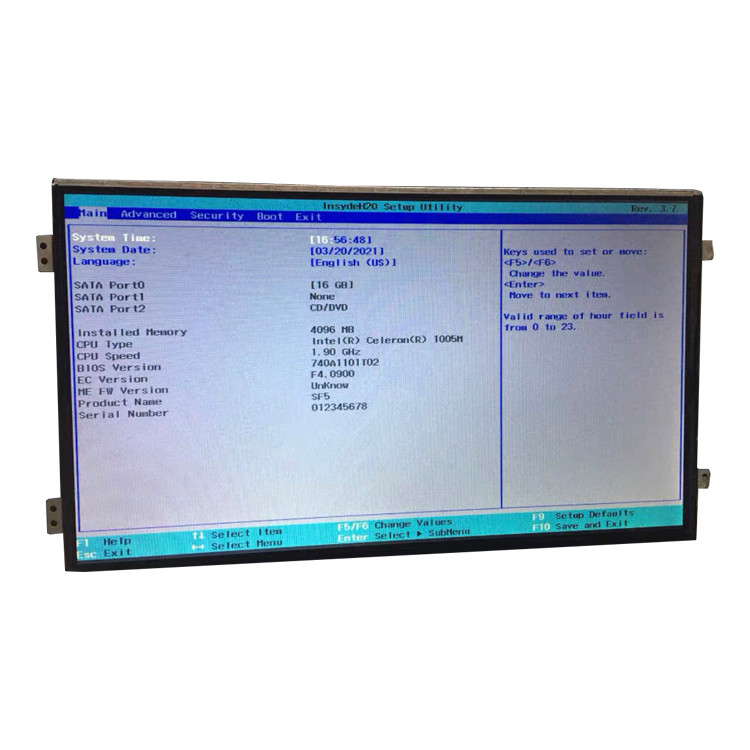 Original 10,1 inci 1024 * 600 TFT LCD Screen Display Module Panel HSD101PFW4-A00-0299