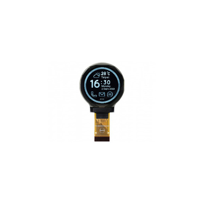 Harga yang bagus NEW 1,2 inci 128*128 WEO128128BWPP3N00001 Layar LCD Untuk Wearable on line