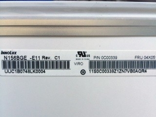 Harga yang bagus 1366*768 N156BGE-E11 15,6 inci 200 cd/m2 Layar LCD on line
