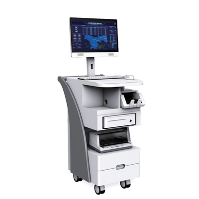 Workstation Seluler Medis TFT Listrik Di Rumah Sakit Roda