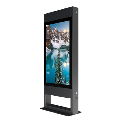Tahan Air LCD Lantai Berdiri Digital Signage 55 ''Luar Ruangan