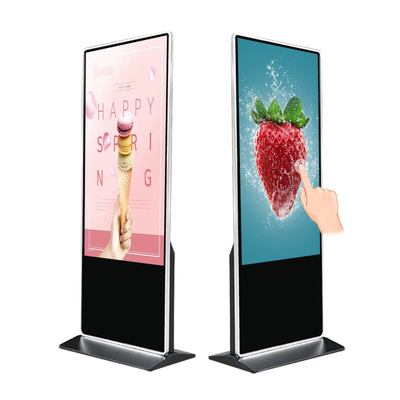 Harga yang bagus 32 Inch Digital Signage Dan Menampilkan IR Capacitive Touch Screen Floor Standing LCD on line