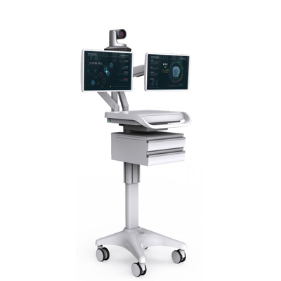 Workstation Seluler Medis Rumah Sakit Listrik 22 Inch