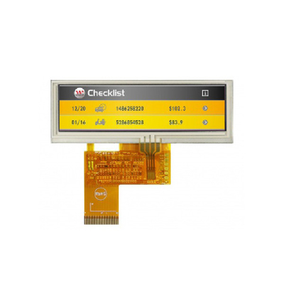 480x128 IPS Winstar Membentang Bar LCD TFT Display 3.9 Inci WF39BTZASDNN0