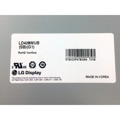 Harga yang bagus Dinding Video Lcd Baru LD420WUB-SBG1 1920(RGB)×1080 FHD 52PPI on line